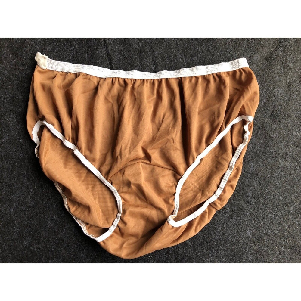Vintage Panties Second Skin brief granny Shinny S Mid rise